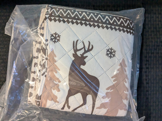 Nordic snowflake chair protector