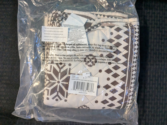 Nordic snowflake chair protector