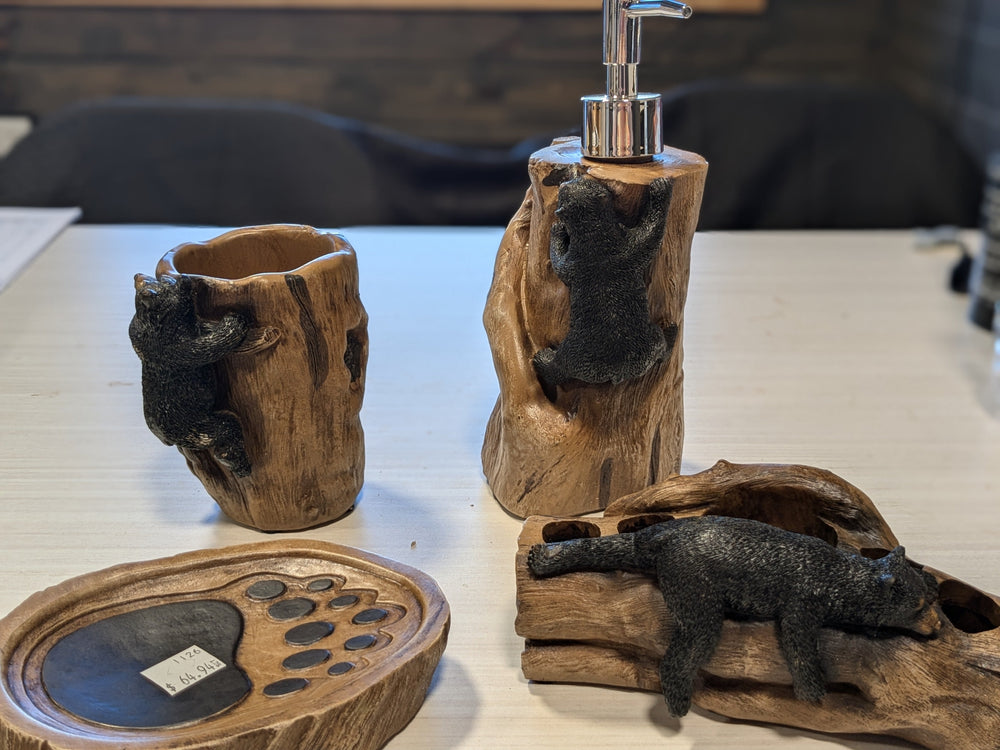 bear bath set