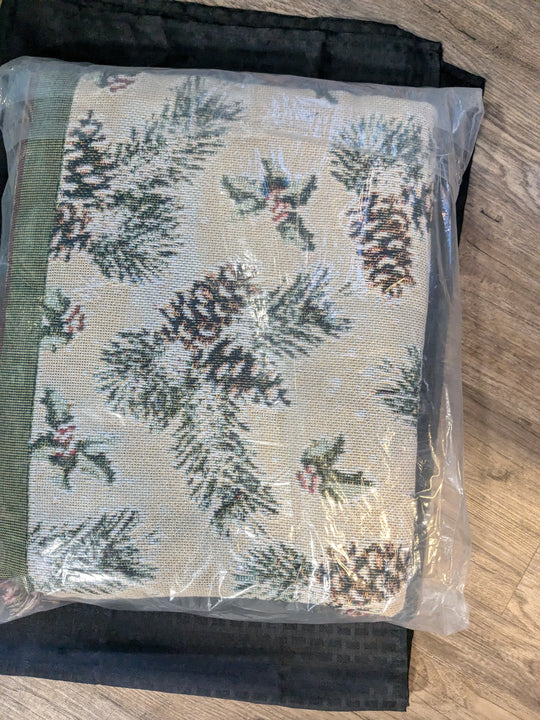 cardinal bird and pine furniture throw-sofa