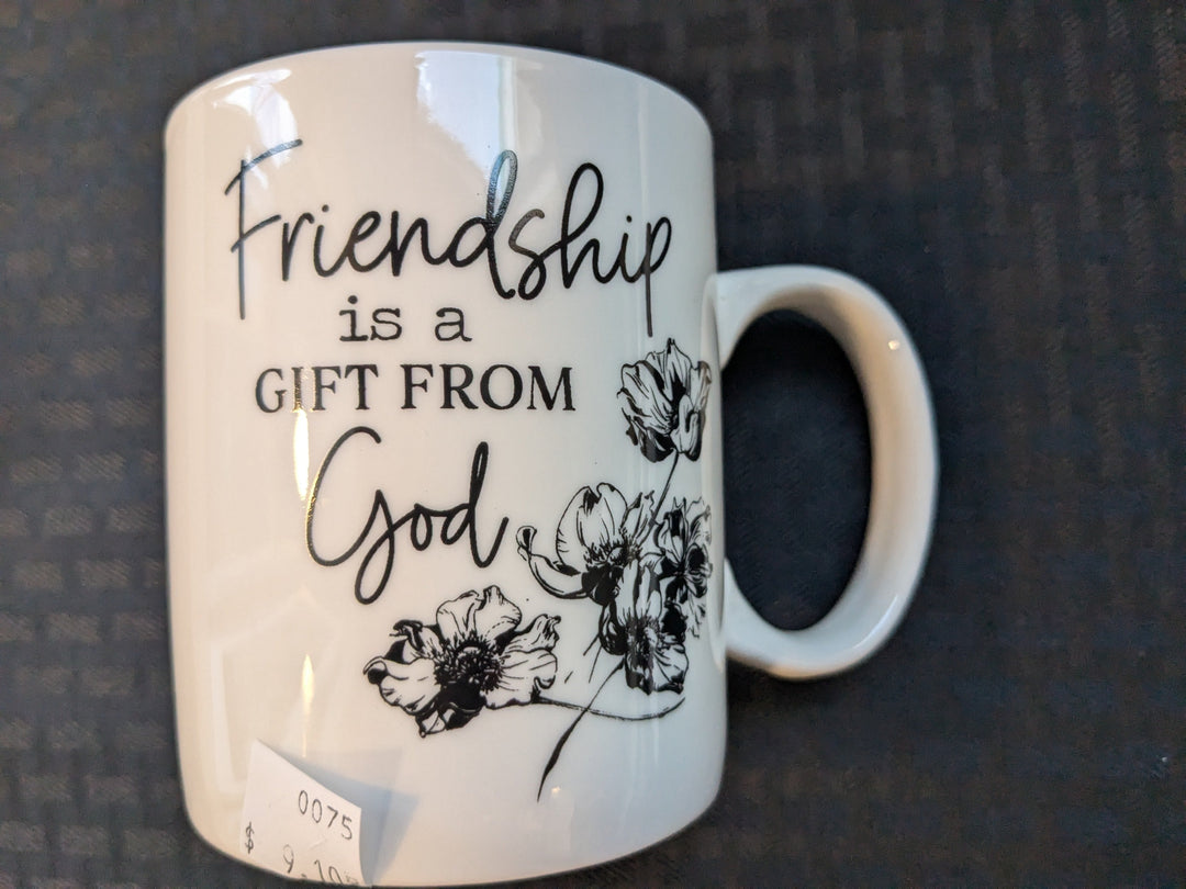 friendship is a gift from God mug