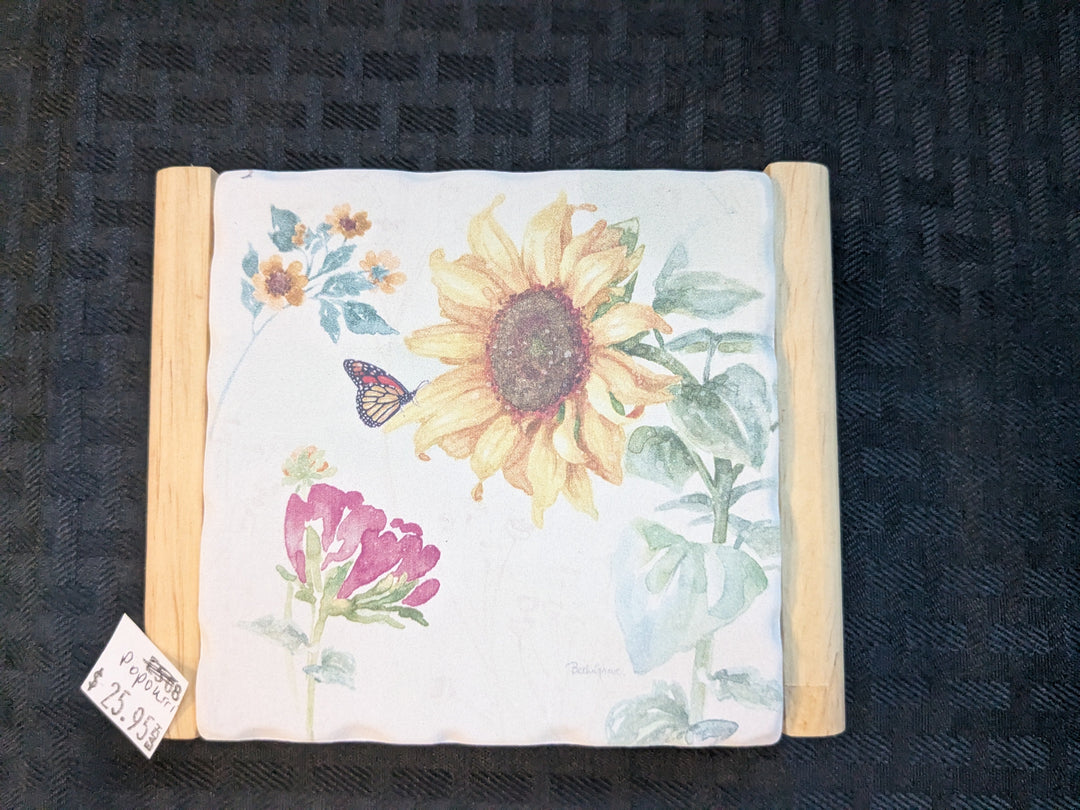 sunflower coaster design set
