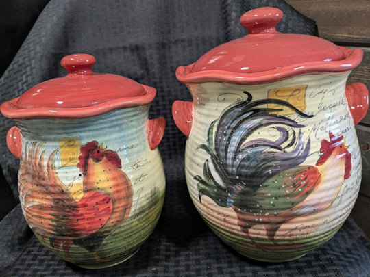 rooster canister set