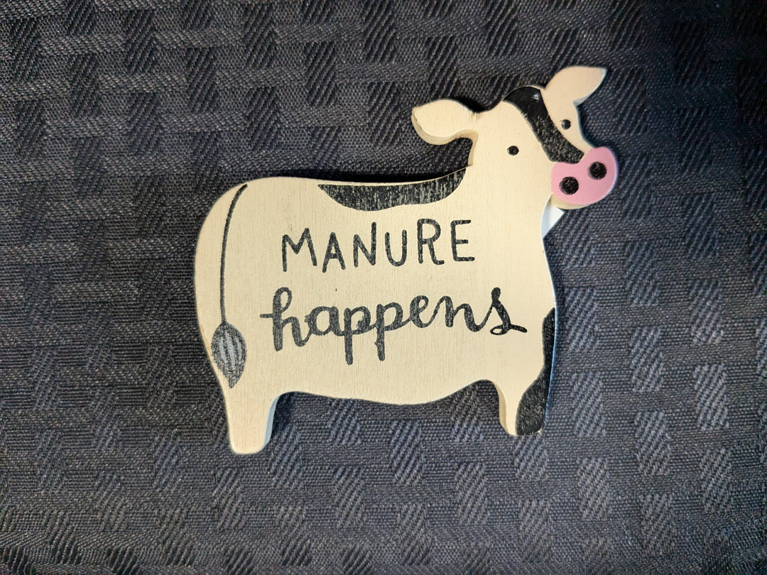 Barnyard Sayings Farm Animal Magnet – a whimsical magnet featuring adorable farm animals and playful sayings, perfect for holding notes and photos on refrigerators or magnetic surfaces.