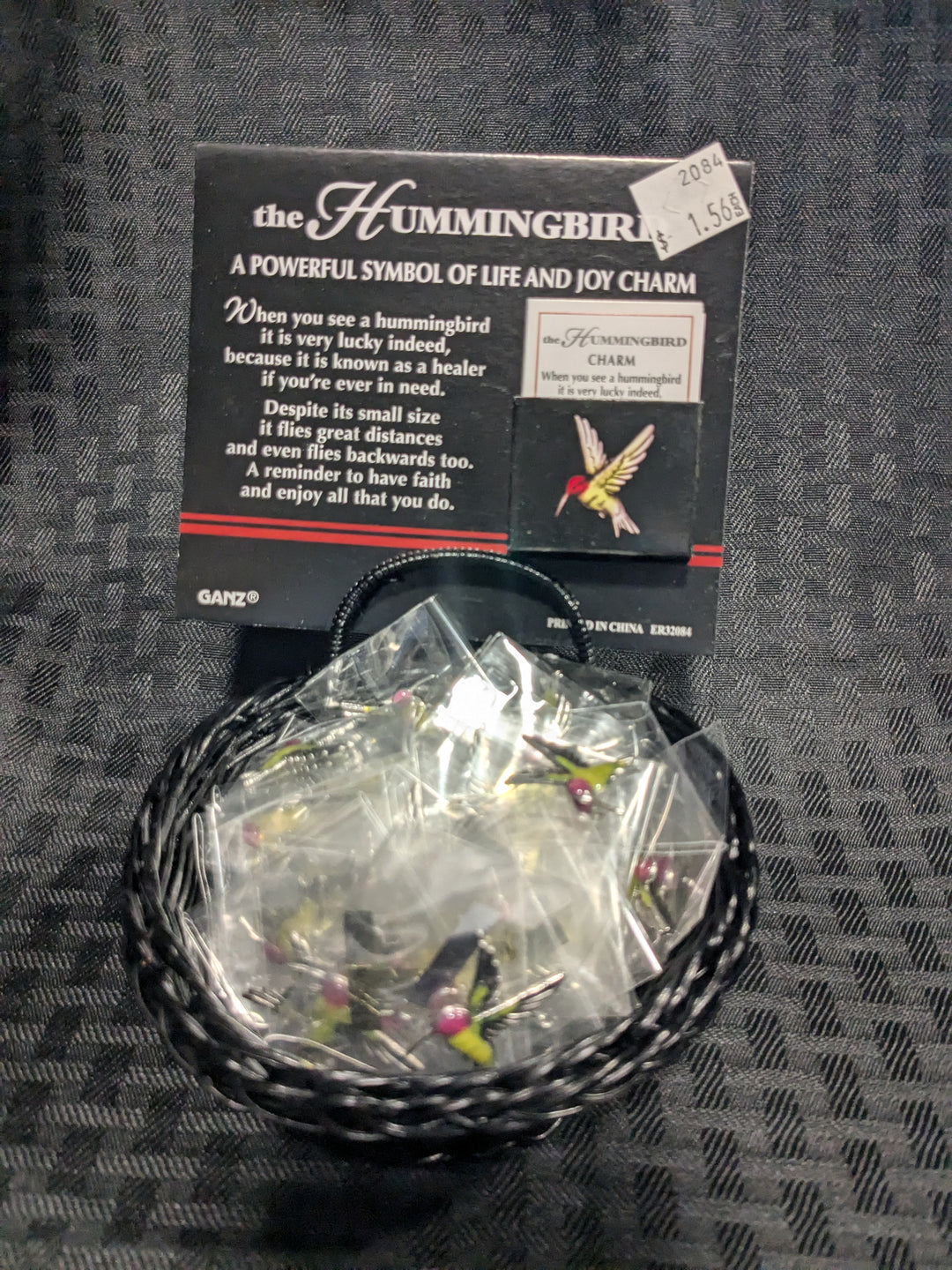 hummingbird charm