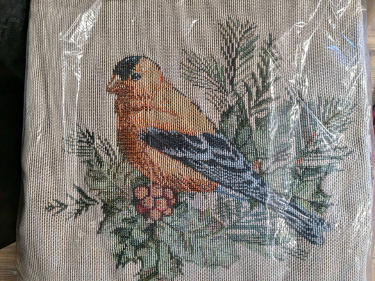 winter birds furniture throw - sofa