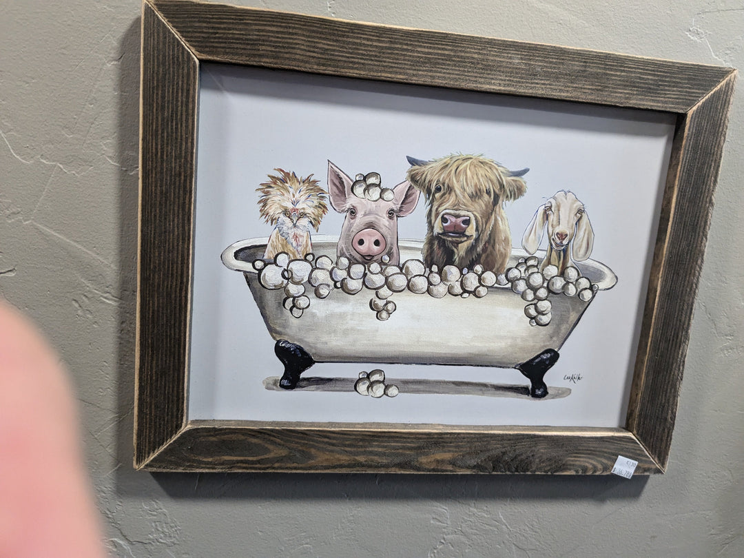tubby time framed print