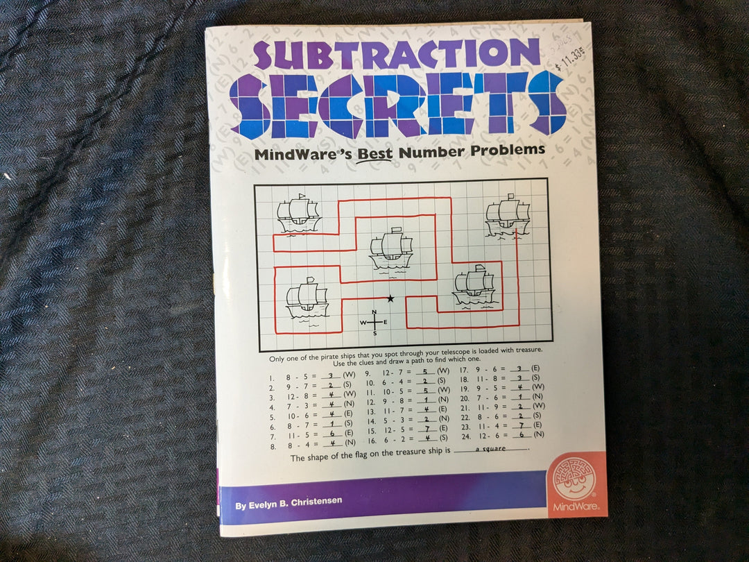 Math Mosaics:  Subtraction Secrets