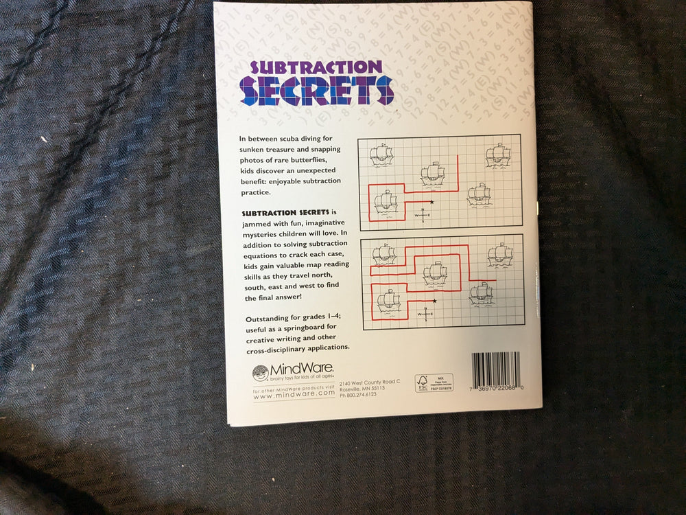 Math Mosaics:  Subtraction Secrets